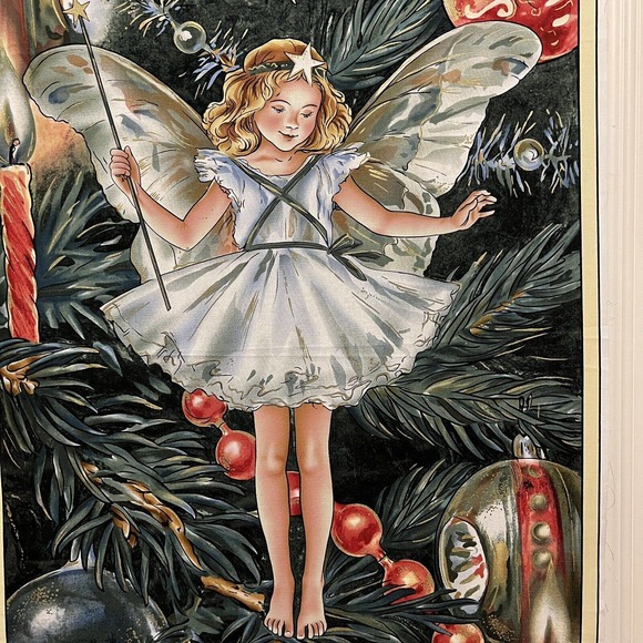 Keepsake Quilting Kit Christmas Tree Fairy Wall Quilt Kit 5877 22x42 2008 NIP - Picture 6 of 8